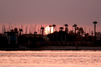 Mission Bay San Diego at sunset